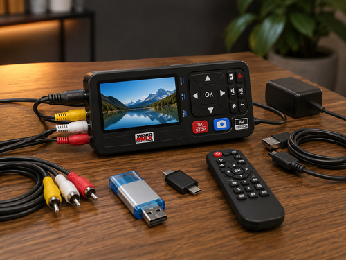 Remote & Power Adapter